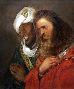 Jan lievens Saladin and Guy de Lusignan oil painting reproduction
